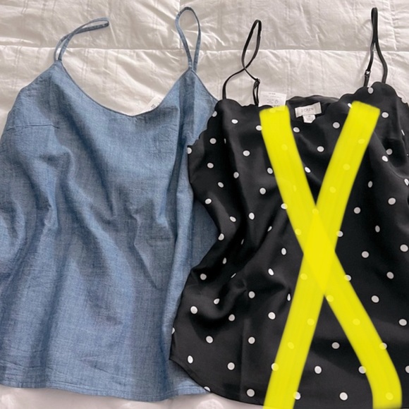 NWT J. Crew Cami Top Chambray Denim Size 2 - Picture 5 of 6
